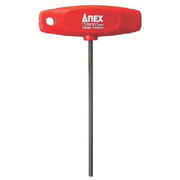 T型六角レンチドライバー 対辺3.0×100