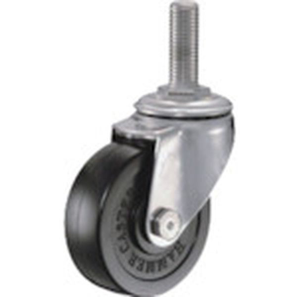 320SAR75  SAシリーズオールステンレス 旋回式ゴム車輪 75mm