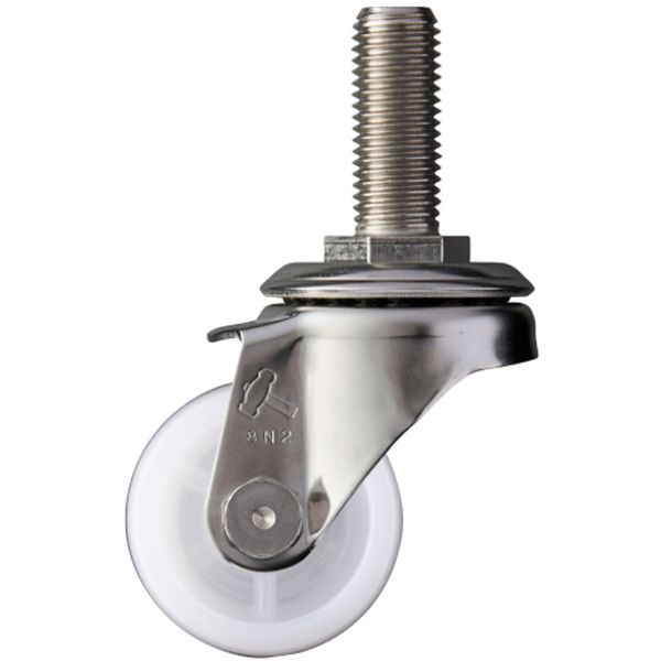 320SAN50  SAシリーズオールステンレス 旋回式ナイロン車輪 50mm