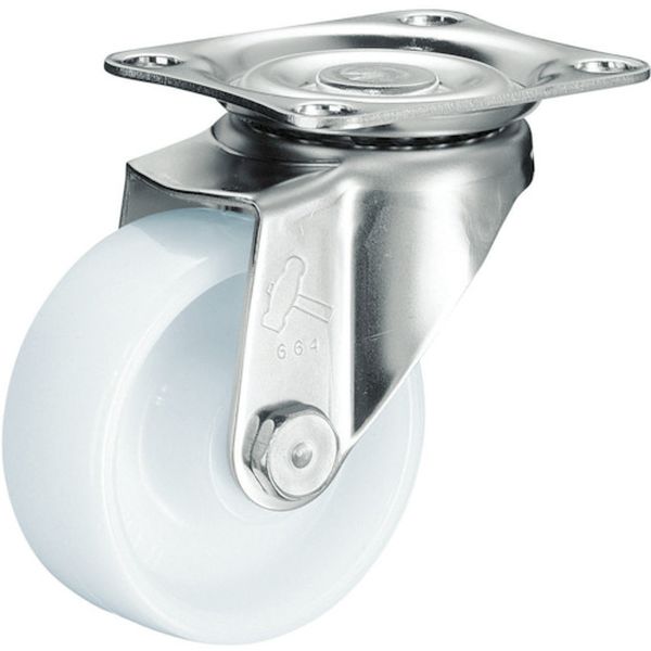 Ｓ型　オールステンレス　自在ナイロン車１２５ｍｍ