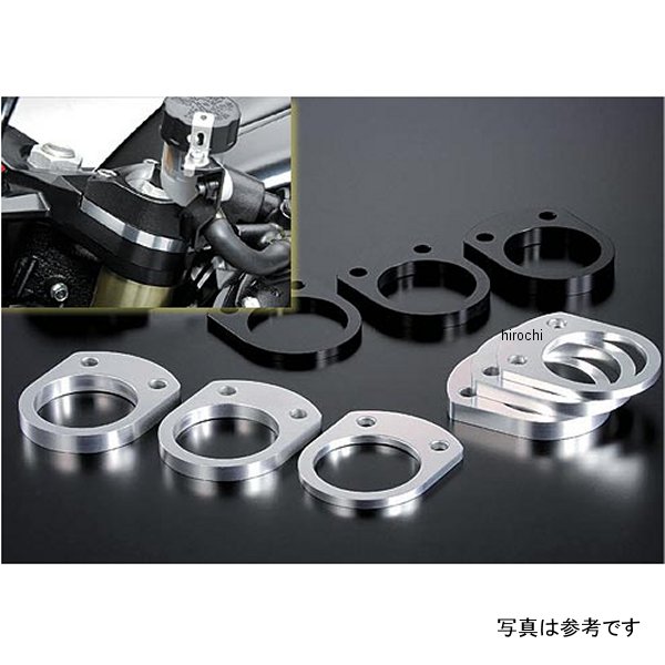 ハンドルUPスペーサーセット ZZR1400 黒