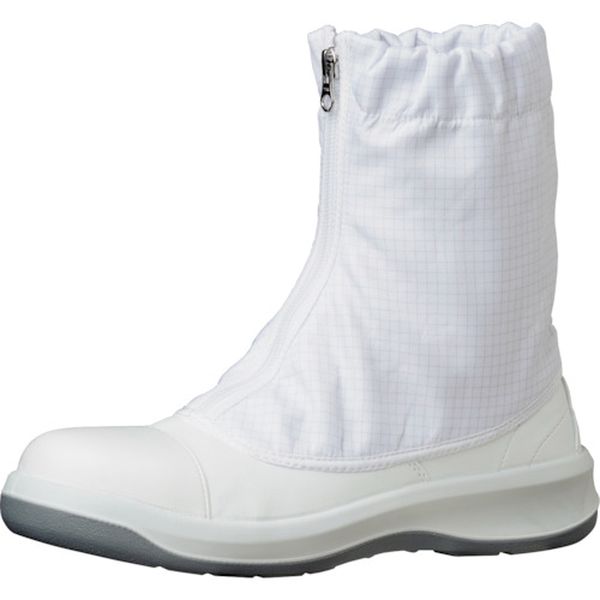 GCR1200FCAPHH29 トウガード付 静電安全靴 GCR1200 フルCAP ハーフ ホワイト 29cm