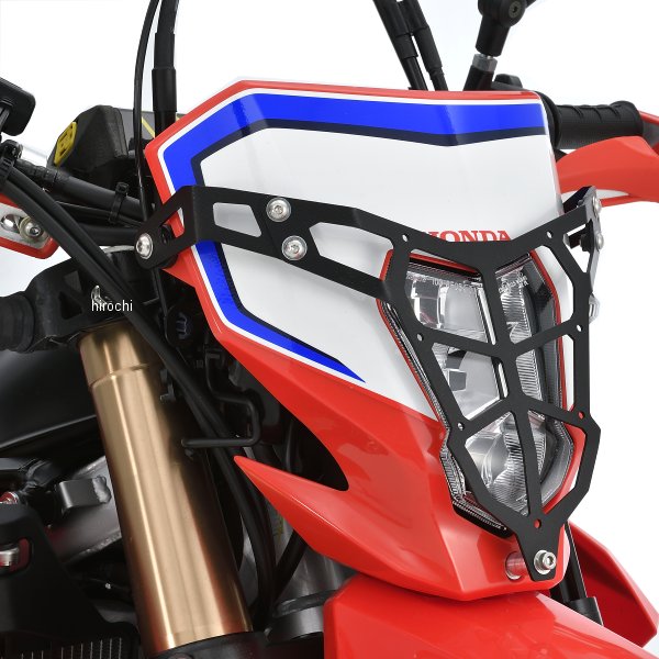 ヘッドライトガード 21年 CRF250L スチール/パウダーコートブラック