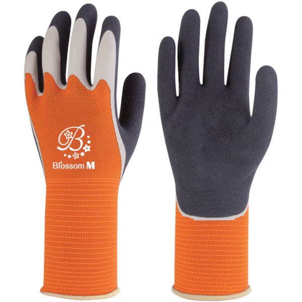 325M 824-5951  天然ゴム背抜き手袋 blossomラバーグローブ M