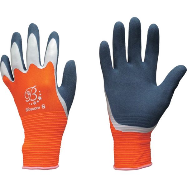 325S 824-5952  天然ゴム背抜き手袋 blossomラバーグローブ S