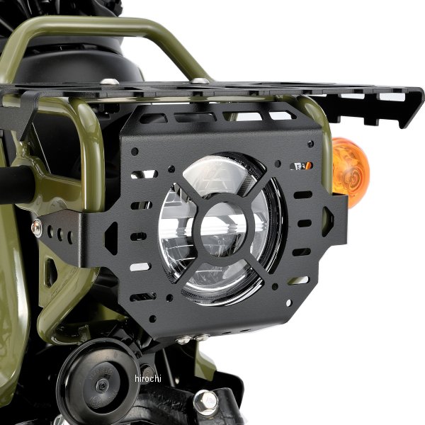ヘッドライトガード クロスカブ110 スチール/パウダーコートブラック