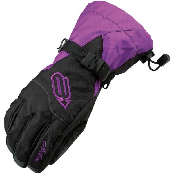 『セール特価』 PIVOT グローブ レディース黒/パープル 2XL