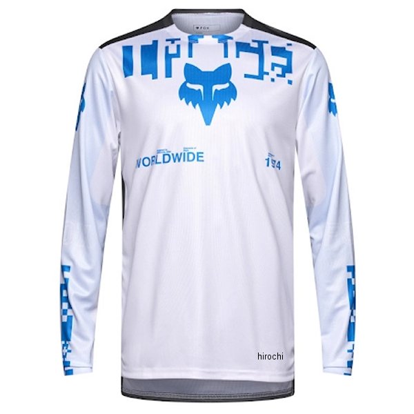 MTB レンジャーロングスリーブジャージ DIGI IMAGE 白 Lサイズ