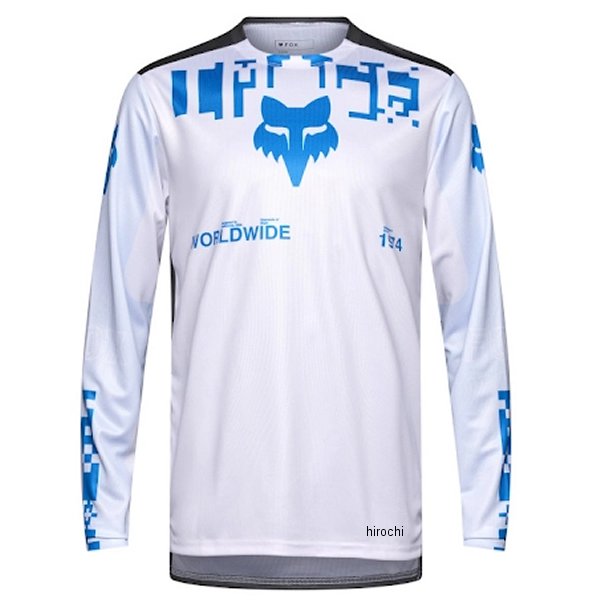 MTB レンジャーロングスリーブジャージ DIGI IMAGE 白 Sサイズ