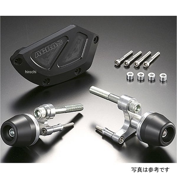 レーシングスライダー フレーム&ジェネレーター ロゴ有り 06年-07年 CBR1000RR 黒