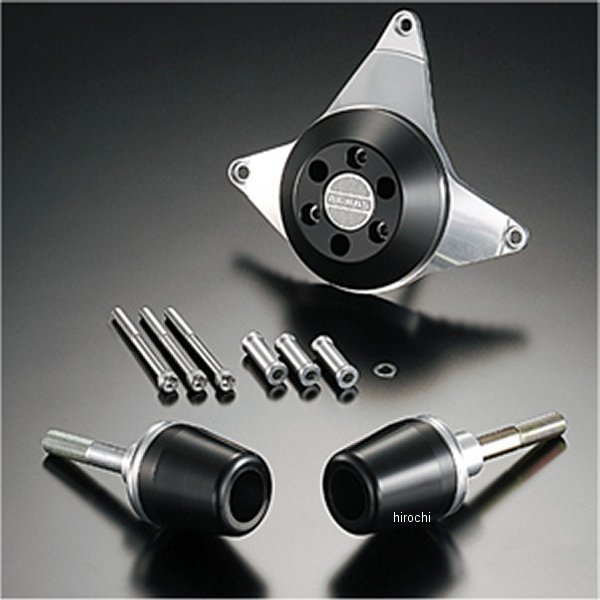 レーシングスライダー フレーム&ジェネレーターA ロゴ無し 07年-08年 CBR600RR 黒