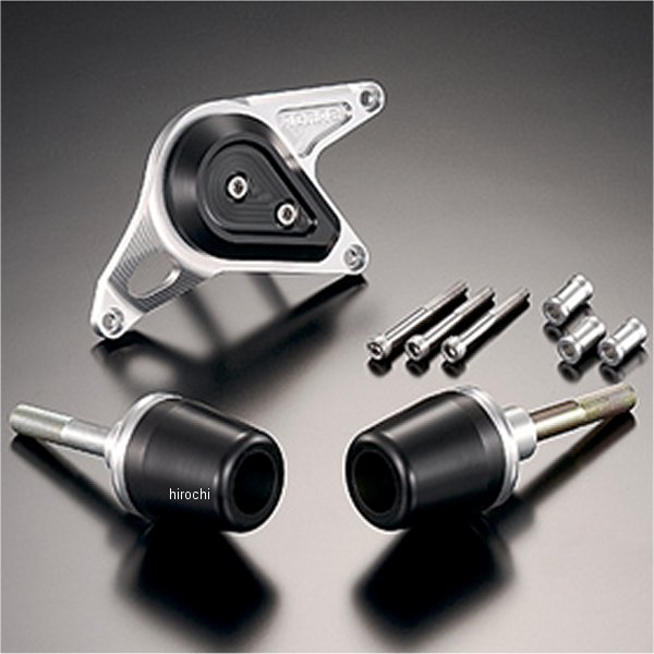 レーシングスライダー フレーム&クラッチA ロゴ無し 07年-08年 CBR600RR 黒