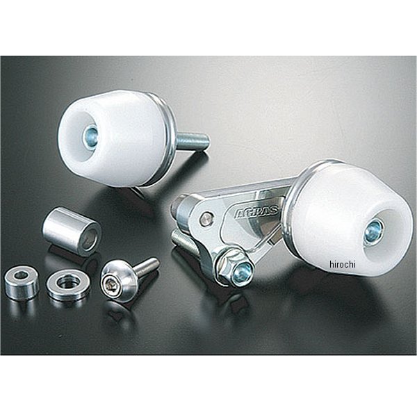 アグラス AGRAS レーシングスライダー フレーム ロゴ無し 03年-05年 YZF-R6 白