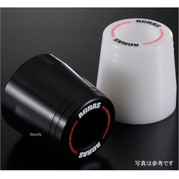 アグラス AGRAS レーシングスライダー フレーム ロゴ有り 03年-05年 YZF-R6 黒