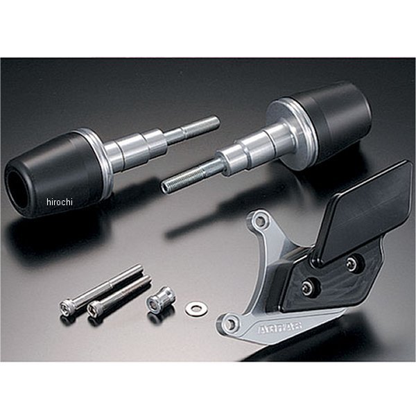 アグラス AGRAS レーシングスライダー フレーム&クラッチ ロゴ無し 04年-06年 YZF-R1 黒