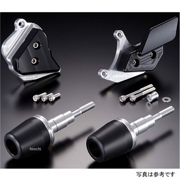 アグラス AGRAS レーシングスライダー 4点セット ロゴ有り 04年-06年 YZF-R1 黒