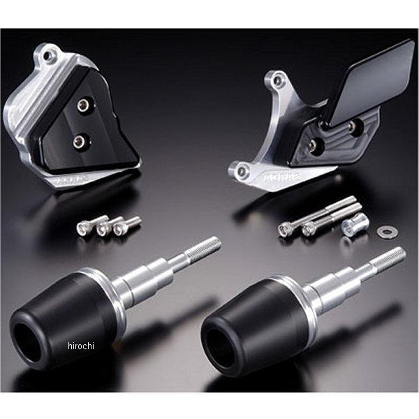 アグラス AGRAS レーシングスライダー 4点セット ロゴ無し 04年-06年 YZF-R1 黒