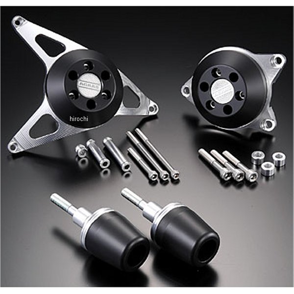 アグラス AGRAS レーシングスライダー 4点セットⅡ ロゴ無し FZ1 黒