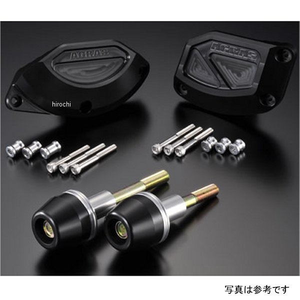 アグラス AGRAS レーシングスライダー 4点セットB ロゴ有り 09年 YZF-R1 黒