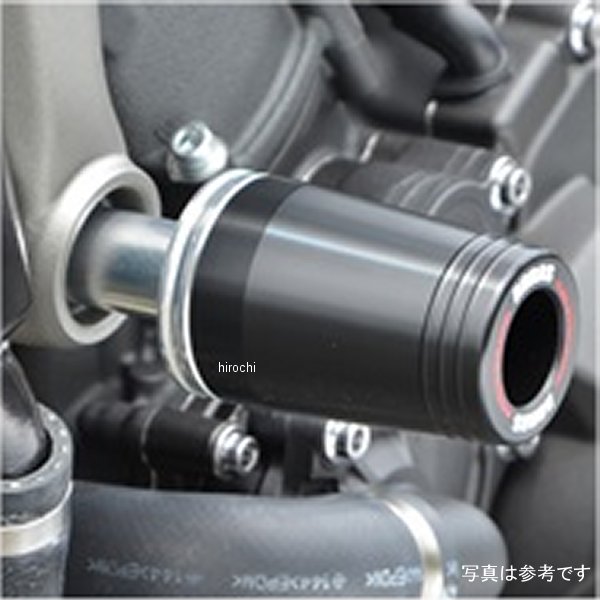 アグラス AGRAS レーシングスライダー フレームφ50 ロゴ有り 16年以前 MT-09 黒