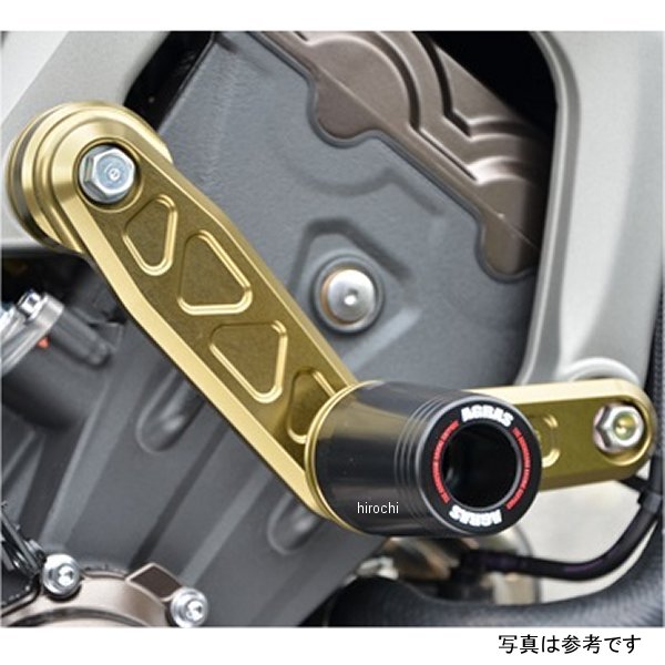 アグラス AGRAS レーシングスライダー サブフレーム φ50 ロゴ有り 16年以前 MT-09 白