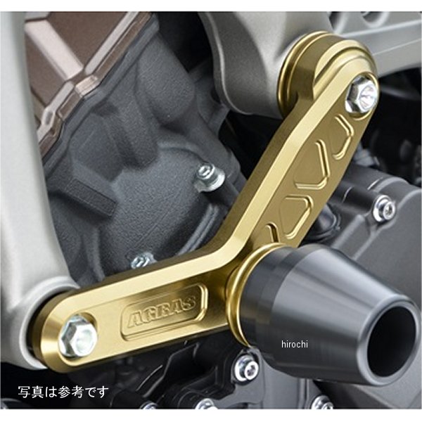 アグラス AGRAS レーシングスライダー サブフレーム φ60 ロゴ無し 16年以前 MT-09 白