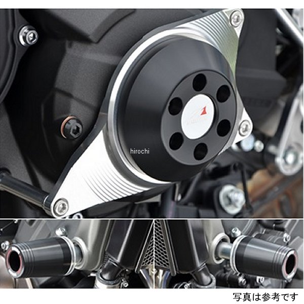 アグラス AGRAS レーシングスライダー フレームφ50&ジェネレーター ロゴ有り 16年以前 MT-09 白