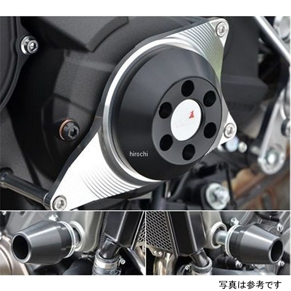 アグラス AGRAS レーシングスライダー フレームφ60&ジェネレーター ロゴ無し 16年以前 MT-09 白