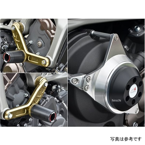 アグラス AGRAS レーシングスライダー サブフレームφ50&クラッチ ロゴ無し 16年以前 MT-09 黒