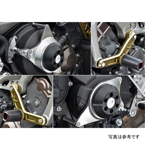 アグラス AGRAS レーシングスライダー 4点セット φ50 ロゴ有り 16年以前 MT-09 黒