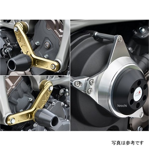 アグラス AGRAS レーシングスライダー サブフレームφ60&クラッチ ロゴ無し 16年以前 MT-09 黒