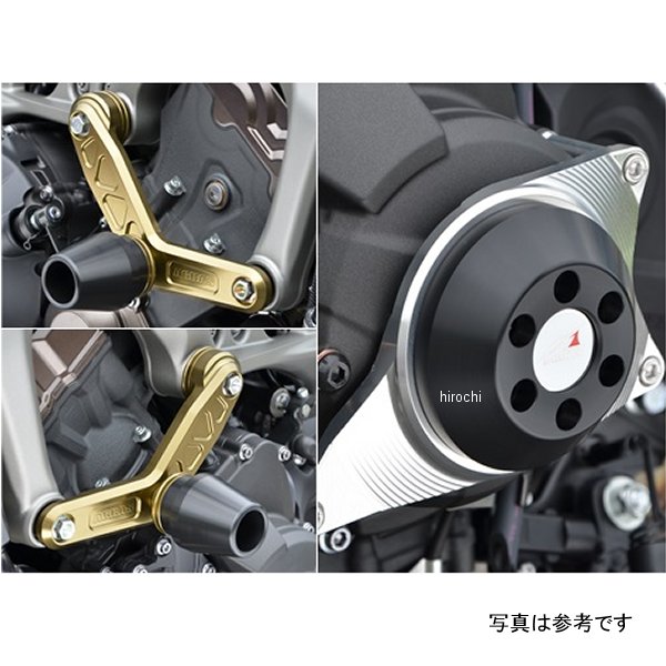 アグラス AGRAS レーシングスライダー サブフレームφ60&ジェネレーター ロゴ有り 16年以前 MT-09 黒