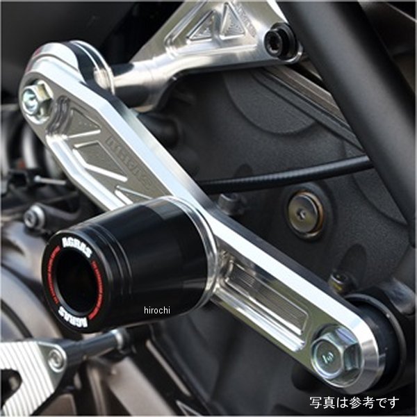 アグラス AGRAS レーシングスライダー サブフレーム φ50 ロゴ無し MT-07 黒