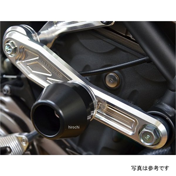 アグラス AGRAS レーシングスライダー サブフレーム φ60 ロゴ無し MT-07 黒