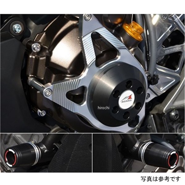 アグラス AGRAS レーシングスライダー フレームφ50&ジェネレーター ロゴ有り MT-07 白