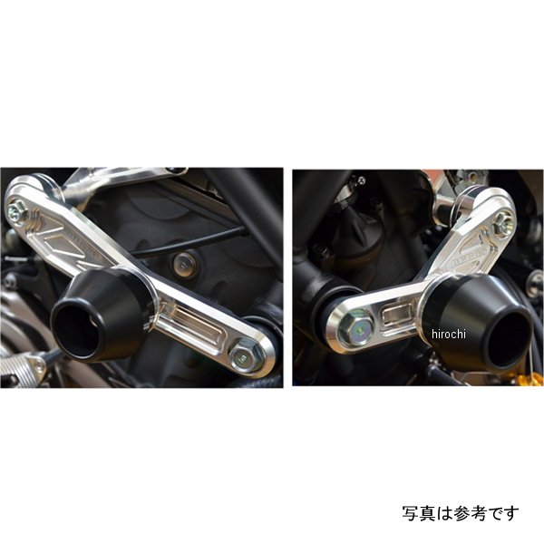 アグラス AGRAS レーシングスライダー サブフレームφ60&エンジンハンガー ロゴ有り MT-07 白