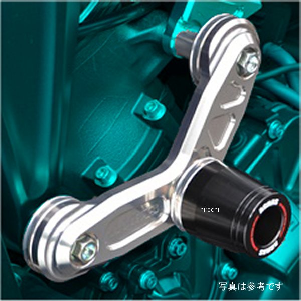 アグラス AGRAS レーシングスライダー エンジンハンガータイプ φ50 ロゴ有り 21年以降 MT-09 黒