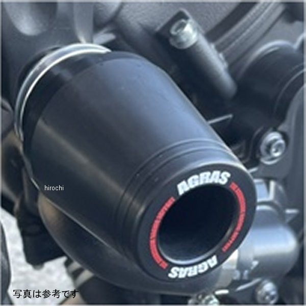 アグラス AGRAS レーシングスライダー フレームタイプ φ60 ロゴ有り 21年以降 MT-09 黒