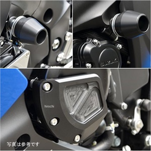 レーシングスライダー フレームφ60&ジェネレーターB ロゴ無し GSX-S1000/F 白