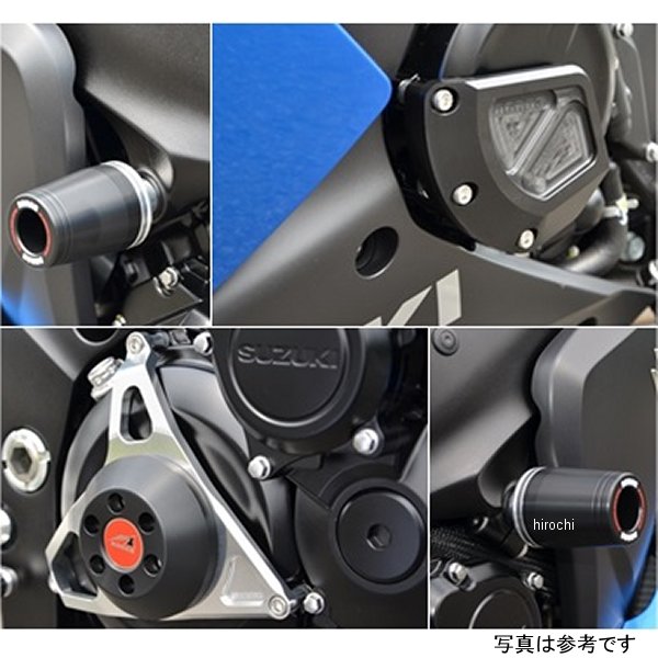 レーシングスライダー 4点セットB φ50 ロゴ有り GSX-S1000/F 白