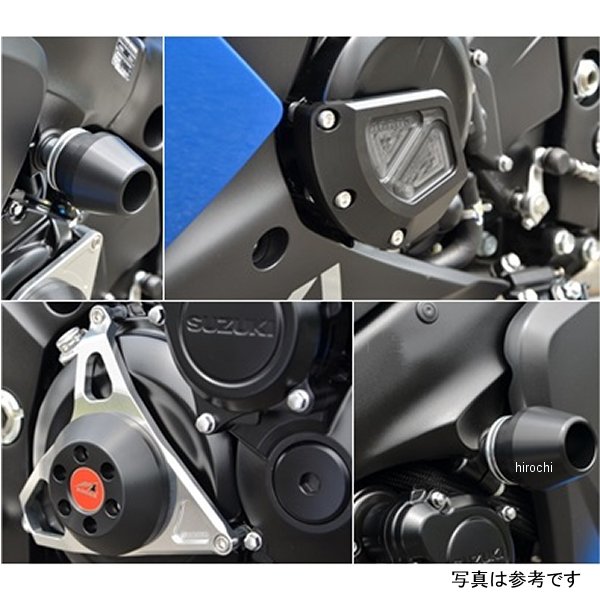 レーシングスライダー 4点セットB φ60 ロゴ無し GSX-S1000/F 黒