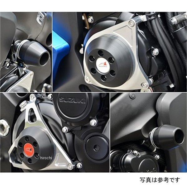 レーシングスライダー 4点セットC φ60 ロゴ無し GSX-S1000/F 白