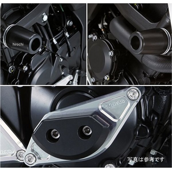 レーシングスライダー フレームφ50&右 ロゴ有り GSX-S750 黒