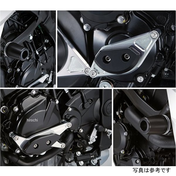 レーシングスライダー 4点セットA φ50 ロゴ無し GSX-S750 白