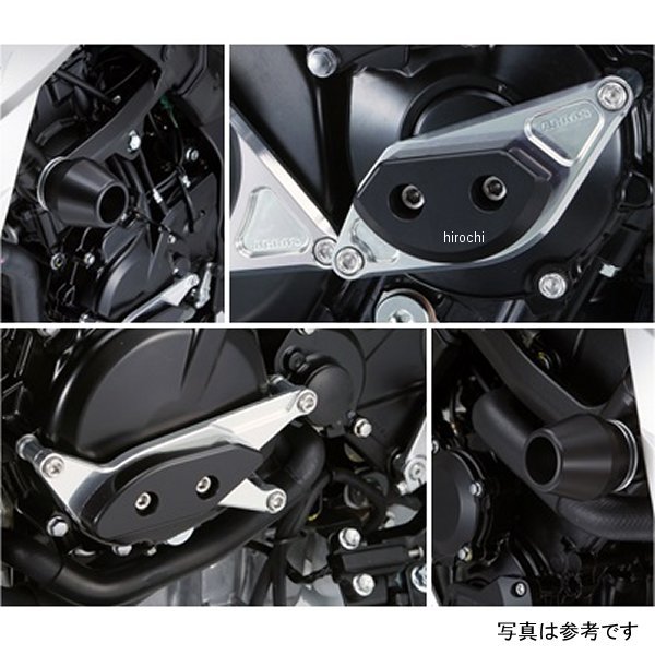 レーシングスライダー 4点セットA φ60 ロゴ有り GSX-S75 黒