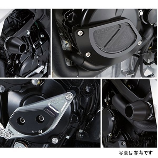 レーシングスライダー 4点セットB φ60 ロゴ有り GSX-S750 白