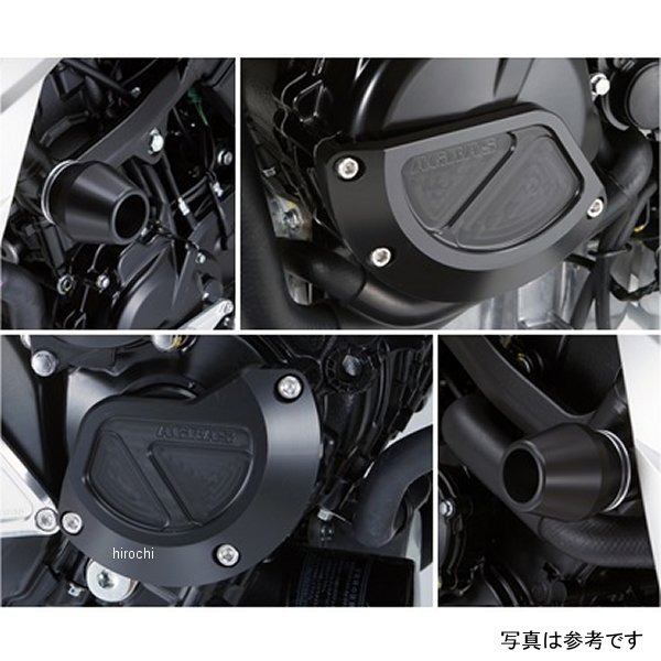レーシングスライダー 4点セットB φ60 ロゴ有り GSX-S750 黒