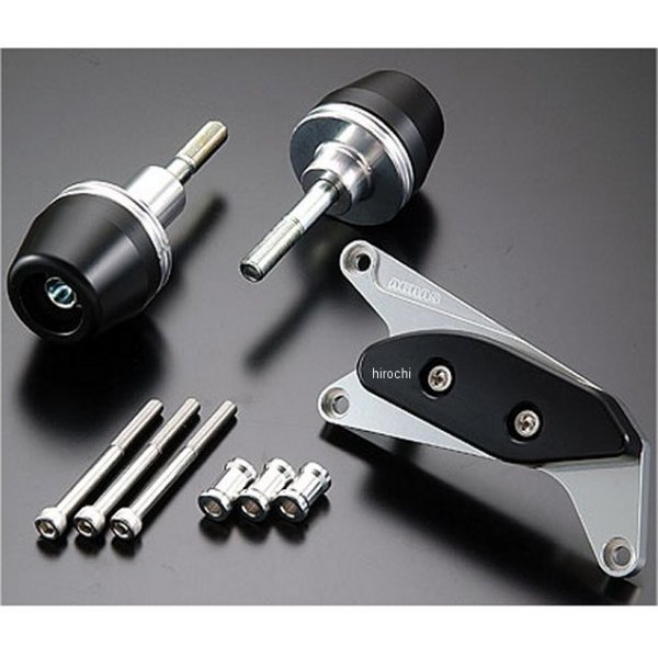 レーシングスライダー フレーム&ジェネレーター ロゴ無し 03年-04年 GSX-R1000 黒