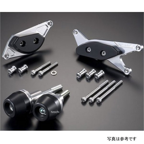 レーシングスライダー 4点セットA ロゴ有り GSR400、GSR600 黒