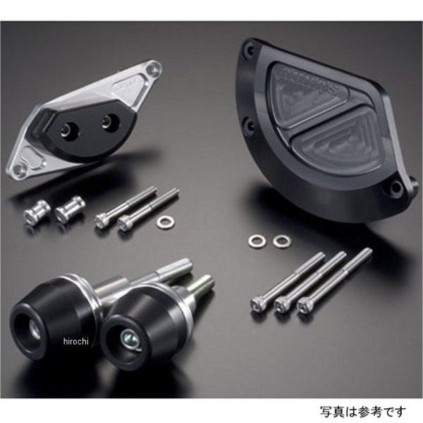 レーシングスライダー 4点セットB ロゴ有り GSR400、GSR600 黒